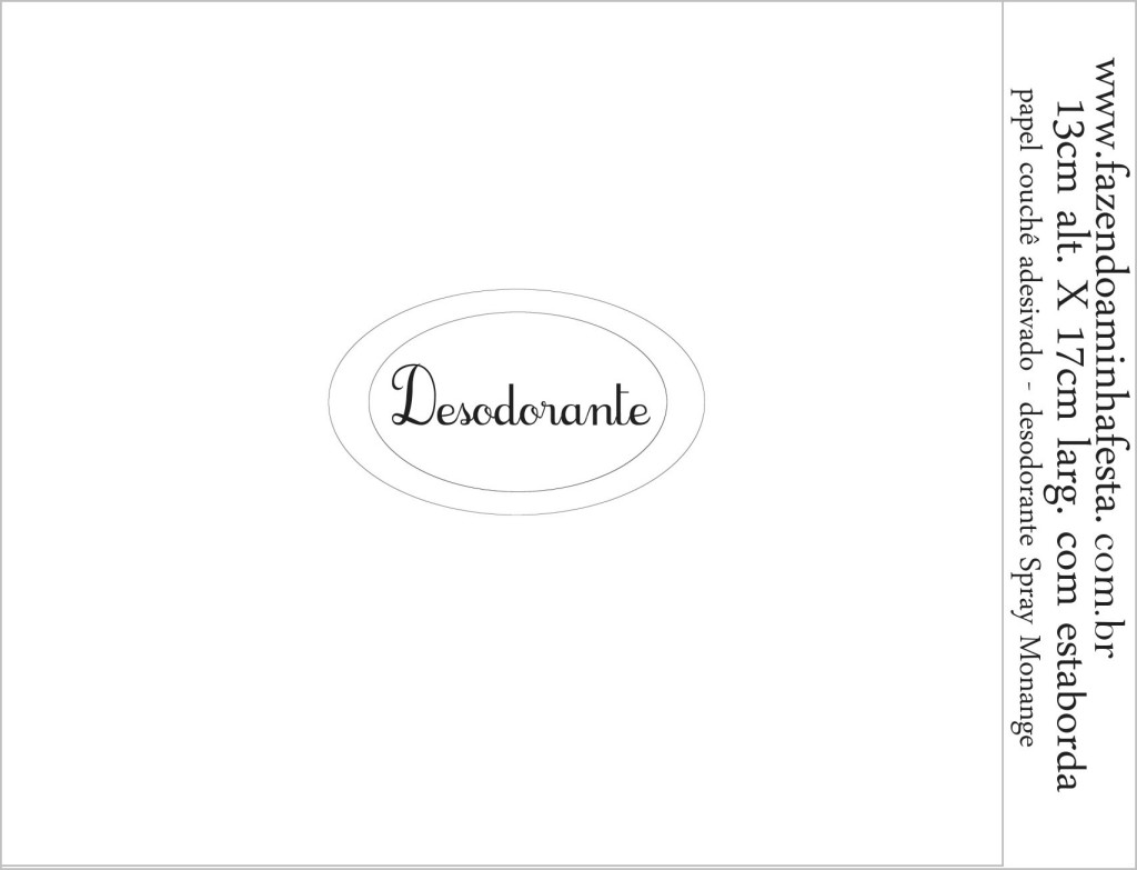 molde desodorante