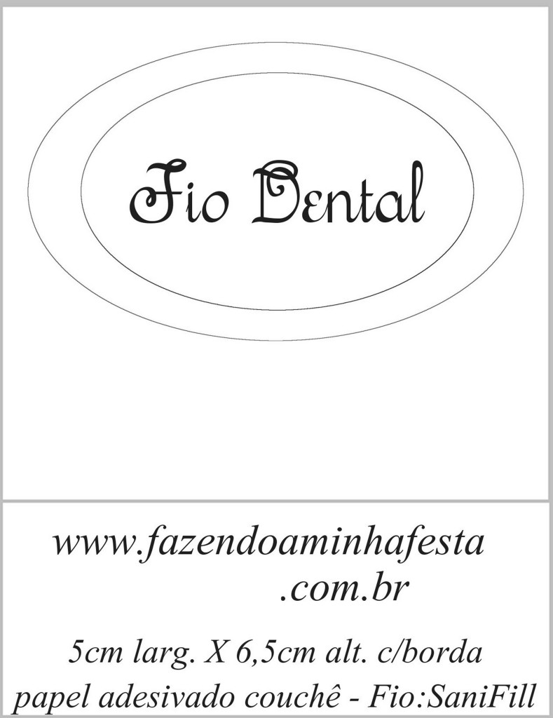molde fio dental